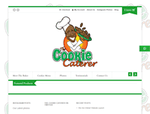 Tablet Screenshot of cookiecaterer.com